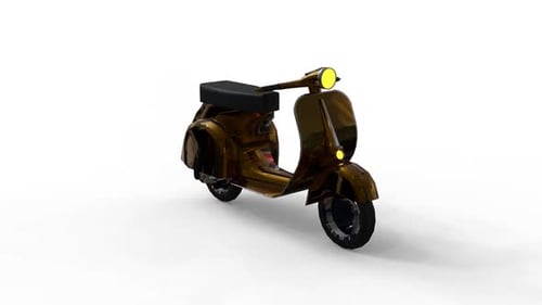 Ancien scooter modifié