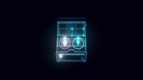 Frozen Carbonated Drink Machine Hologram 4k