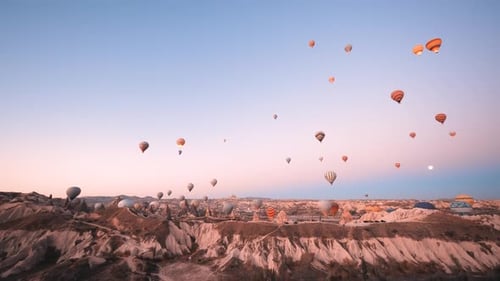 Balloons in Cappadocia, Turkey