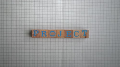Project Wooden Letters Stop Motion