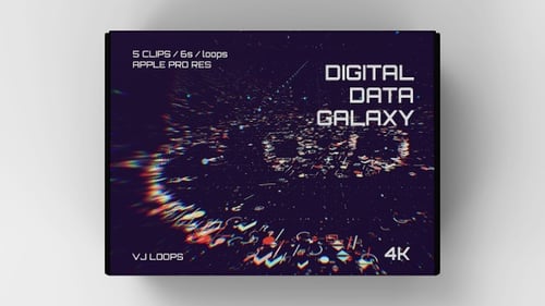 Digitales Daten-Galaxie 5 Schlaufen