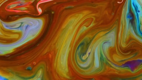 Abstract Colorful Sacral Liquid Waves Texture 853