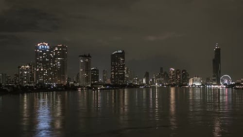 Buildings City Night
