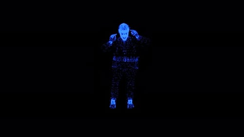 dancing man digital hologram
