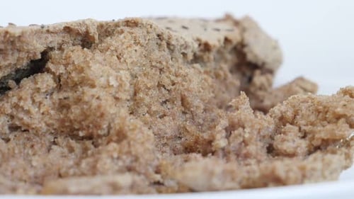 Close Up Of Healthy Brown Cake