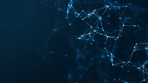 Technology Network Background.