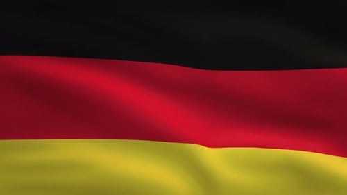 Waving Germany Flag Animation for International Corporate Events