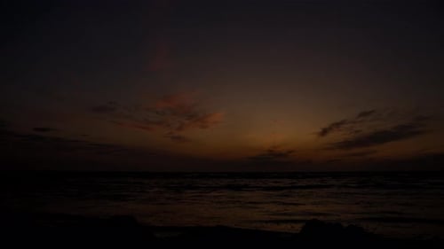 Amanecer en el mar, Timelapse, 4k