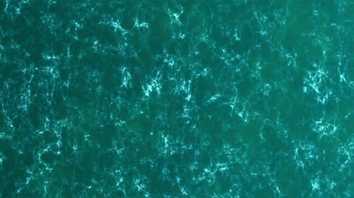 Abstract Fluid Teal Green Animated Background