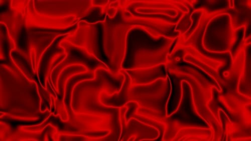 Abstract Red Liquid Flowing Background Loop Animation