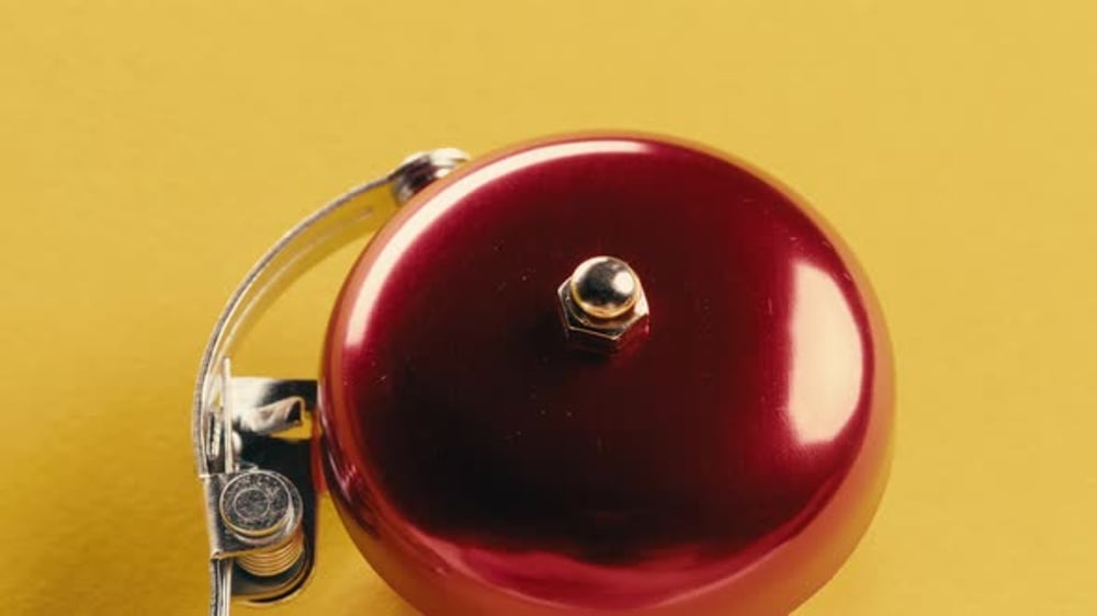 Red School Bell Ringing, Education Stock Footage ft. bell & shiny - Envato