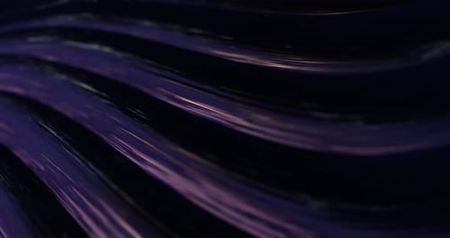 Glossy Dark Blue Fluid Wave Background Animation