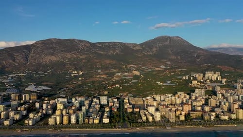 Vista desde Zumbido, ciudad de Alanya