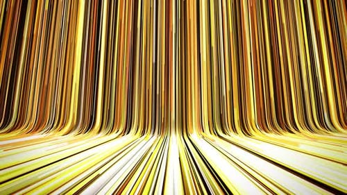 Abstract Golden Lines Stage Motion Background
