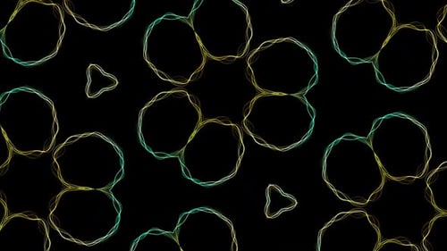 Abstract Organic Lines Morphing Background Loop