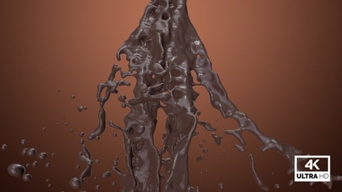 Chocolate Splash And Pouring