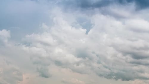 Time Lapse of Beautiful Clouds Flowing Across the Sky