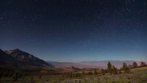 Night Stars Sky Time Lapse