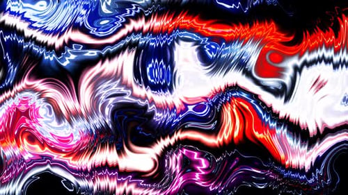 Abstrakter Fantasy Glow Liquid