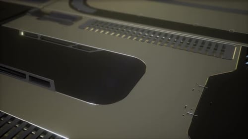 Sci-Fi-Metallhintergrund