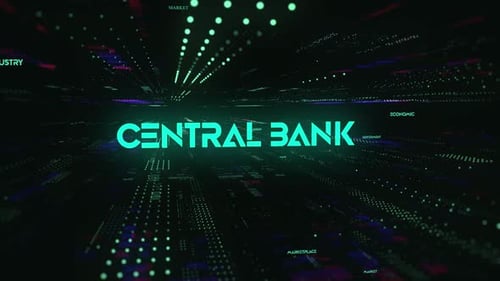 Sci Fi Digital Economics Word Central Bank