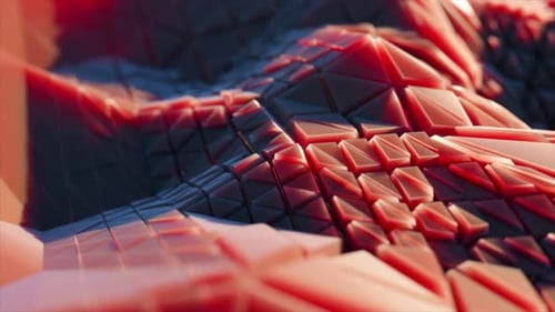 Dynamic Geometric Abstract Background Animation