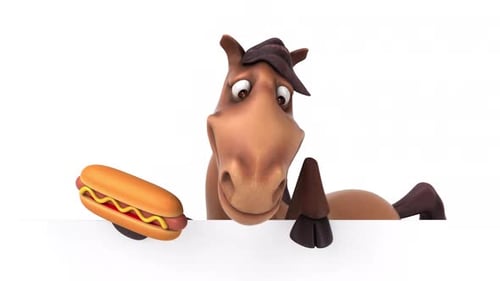 Caballo divertido - Animación 3D