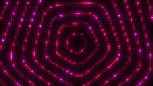 pink led light wave
