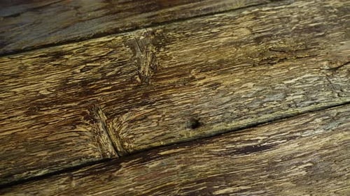 Close Up of Brown Textured Wooden Planks