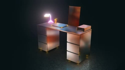 Digital Interior Office Furniture 4k