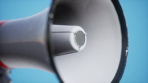Elektrischer Retro-Lautsprecher Megaphon