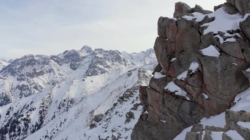 Aerial Landscape of Beautiful Mountains