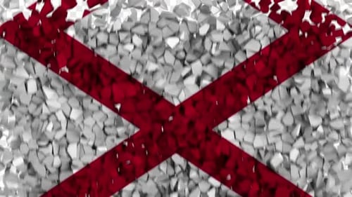 Shattering Reveal Logo or Text Transition