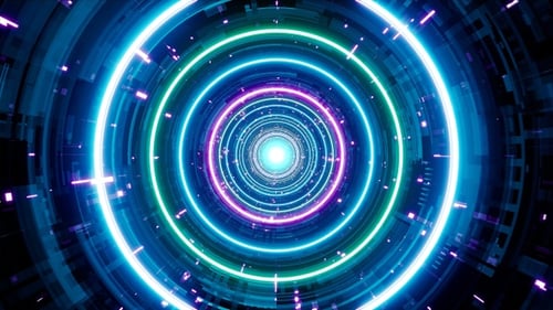 Glittering Data Tunnel