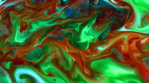 Abstract Color Marble Background Close Up Shot