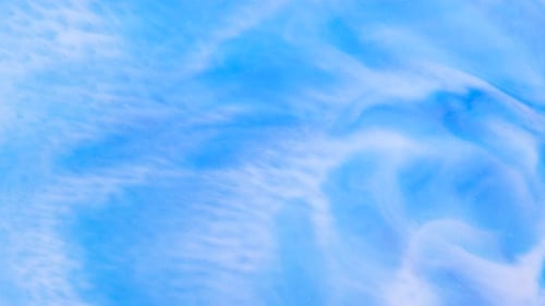 Abstract Blue Fluid Ink Flowing Background Motion