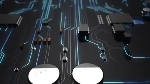 Zentralprozessor auf einer Leiterplatte