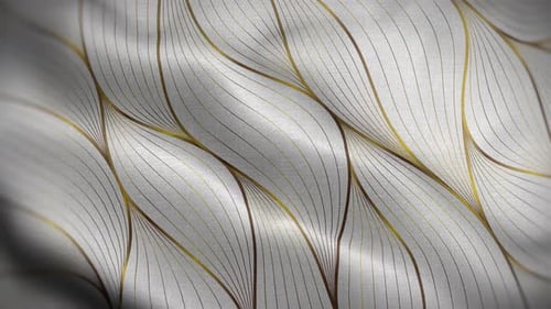 Elegant Waving Line Pattern Abstract Loop Background