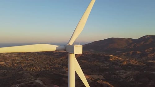 Carbon neutral and Renewable Energy wind farm Wind Turbines