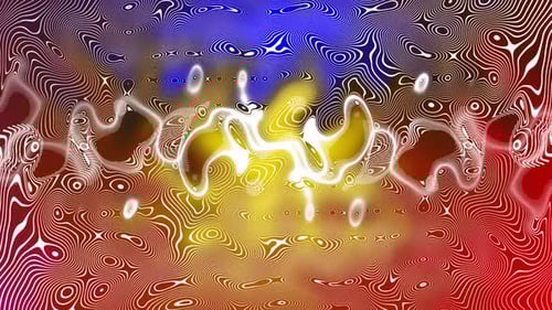 Dynamic Abstract Glowing Wave Lines Background Animation