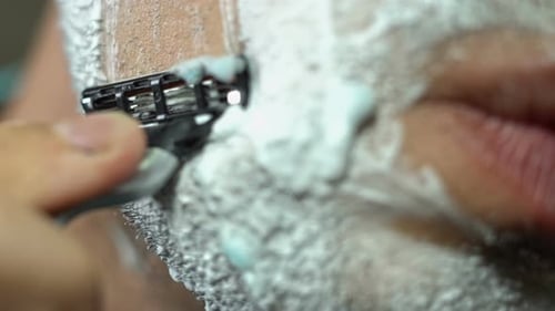 Man Shaving
