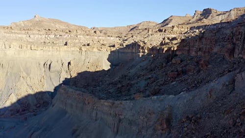 Aerial shot of the amazing rock formations in southern Utah.
