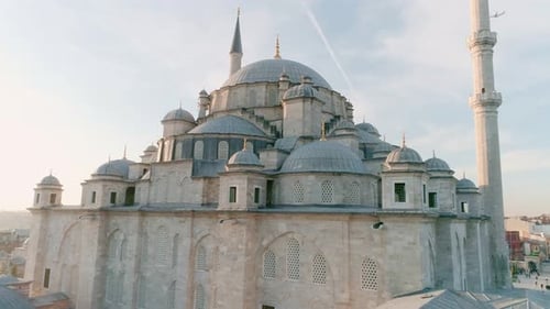 Istanbul Fatih Mosque Aerial View 5