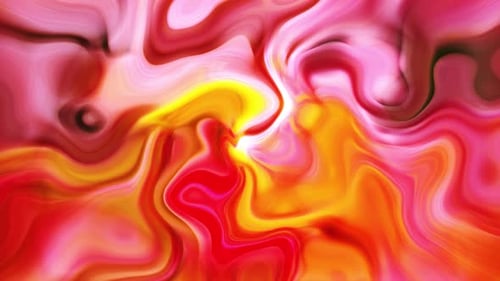 Vibrant Fluid Color Swirl Abstract Background