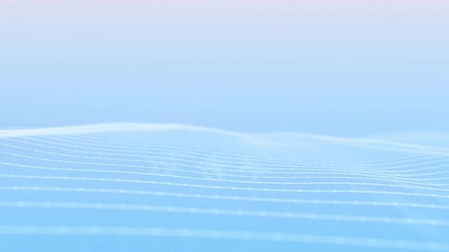 Seamless Looping Abstract Digital Wave Grid Background