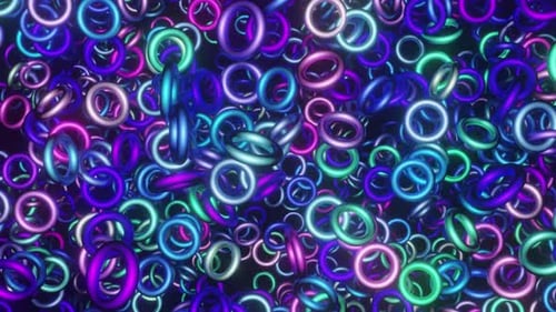 Colorful Rings Motion
