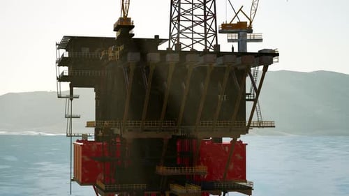 Oil Drill Rig Platform