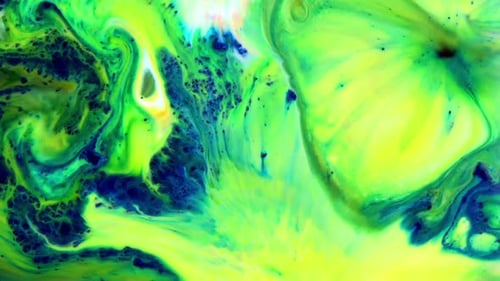 Abstract Cacophony Ink Color Spreads