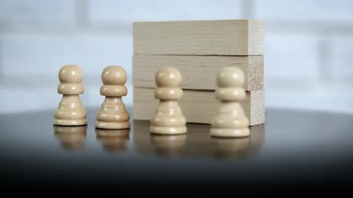 Spiel mit einem Bauern
