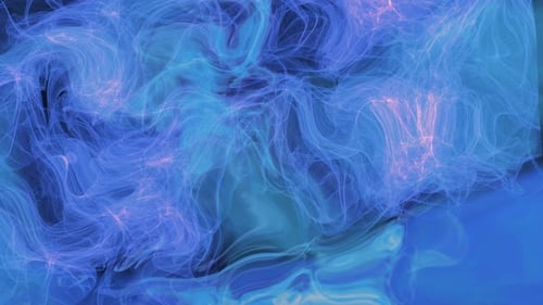 Abstract background aqua color holographic liquid animation